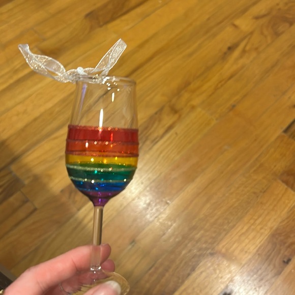 Other - Rainbow glass ornament